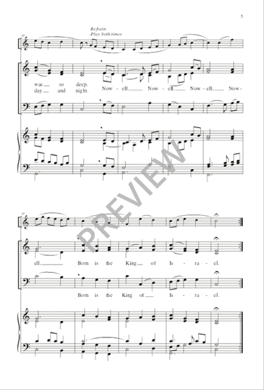 The First Nowell The First Nowell 3-Part scores gallery preview page 7