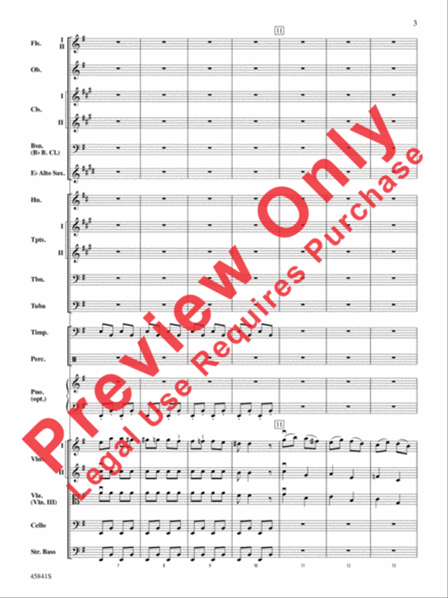 March of the Dwarfs Full Orchestra scores gallery preview page 3