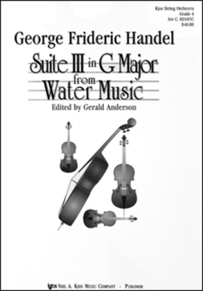 Suite III In G Major - Score