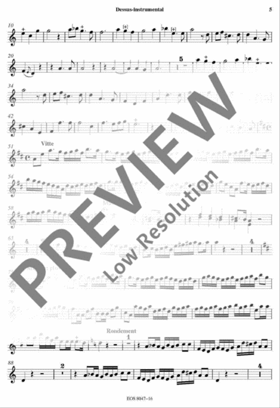 Messe de Mort Flute scores gallery preview page 5