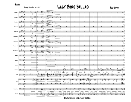 Last ‘Bone Ballad for Bass Trombone and Jazz Ensemble image number null