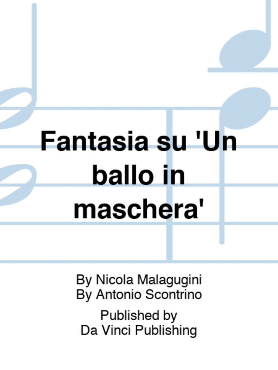 Fantasia su 'Un ballo in maschera' Double Bass scores gallery preview page 1