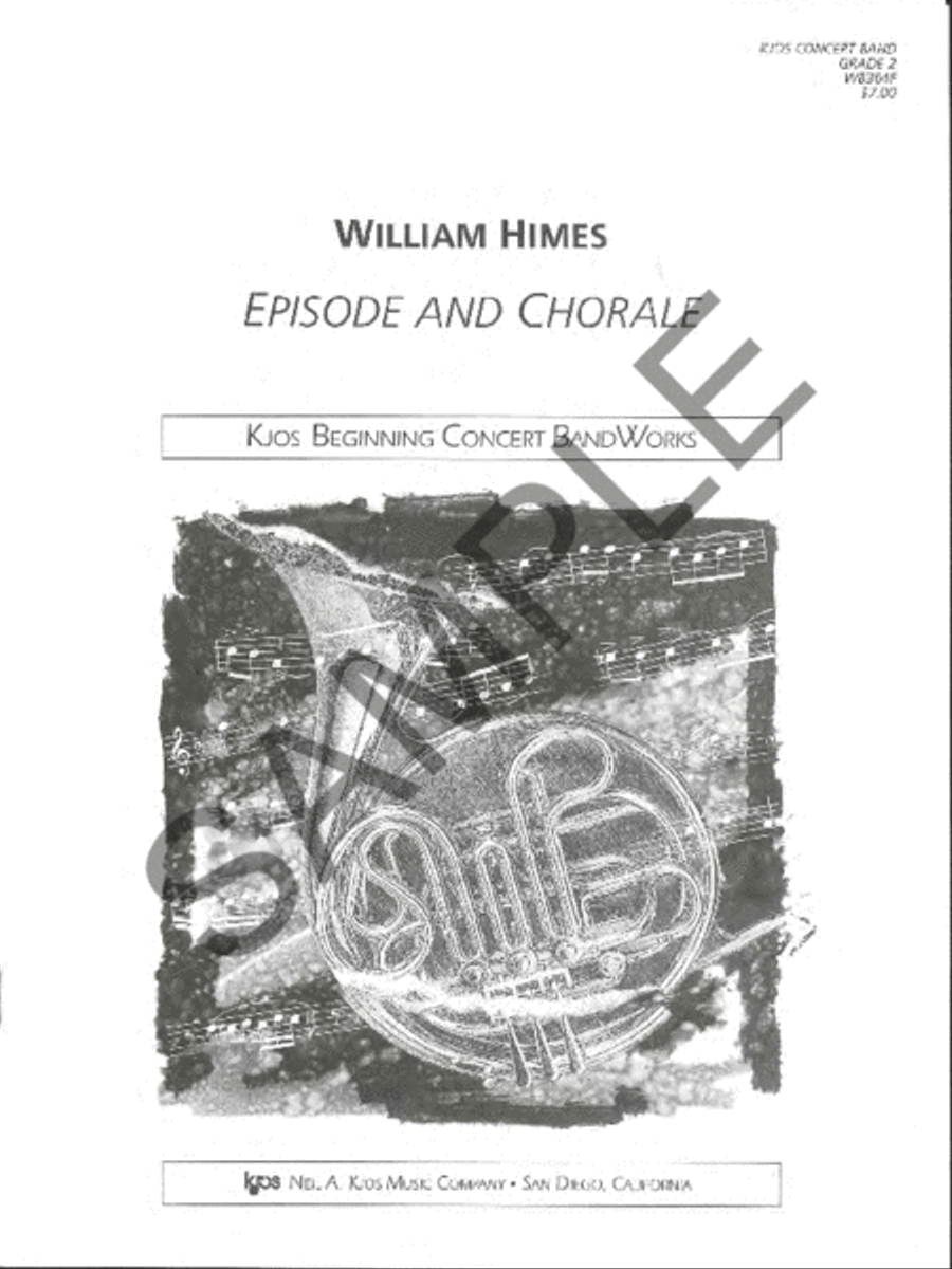 Episode and Chorale Episode and Chorale Concert Band scores gallery preview page 2