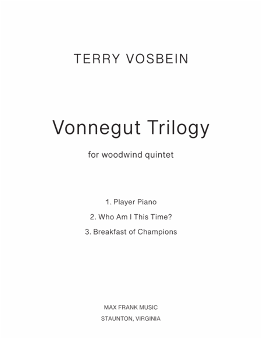 Vonnegut Trilogy Woodwind Quintet scores gallery preview page 3