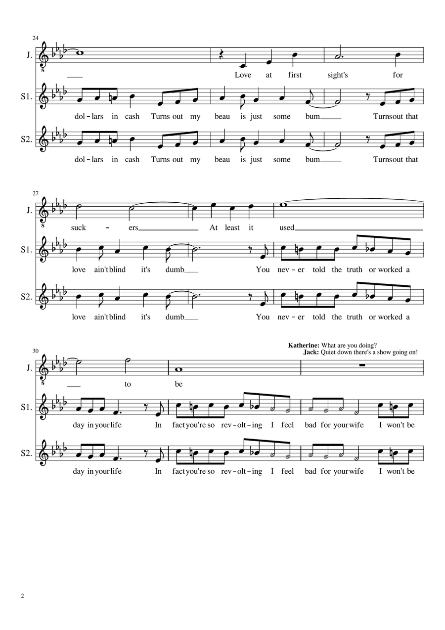 I Never Planned On You/don't Come A-knocking Vocal Duet scores gallery preview page 2