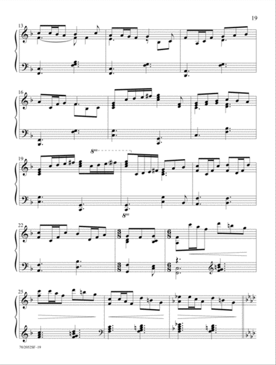 The Day of Celebration Piano Solo scores gallery preview page 9