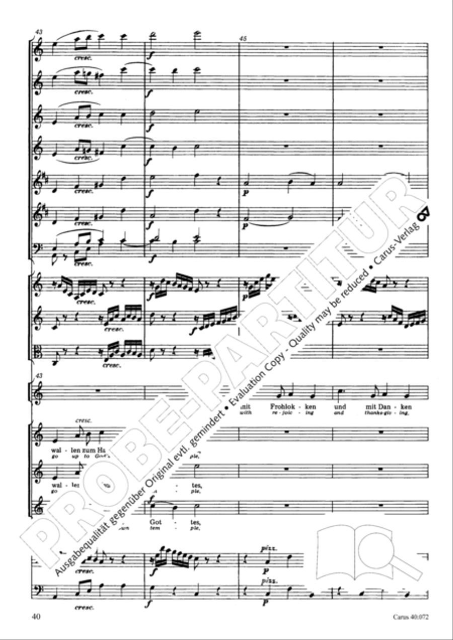 Psalm 42 Psalm 42 4-Part scores gallery preview page 40