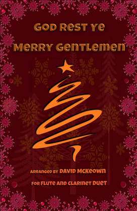 Book cover for God Rest Ye Merry Gentlemen, Jazz Style, for Flute and Clarinet Duet