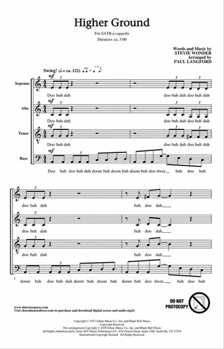 Higher Ground 4-Part scores gallery preview page 2