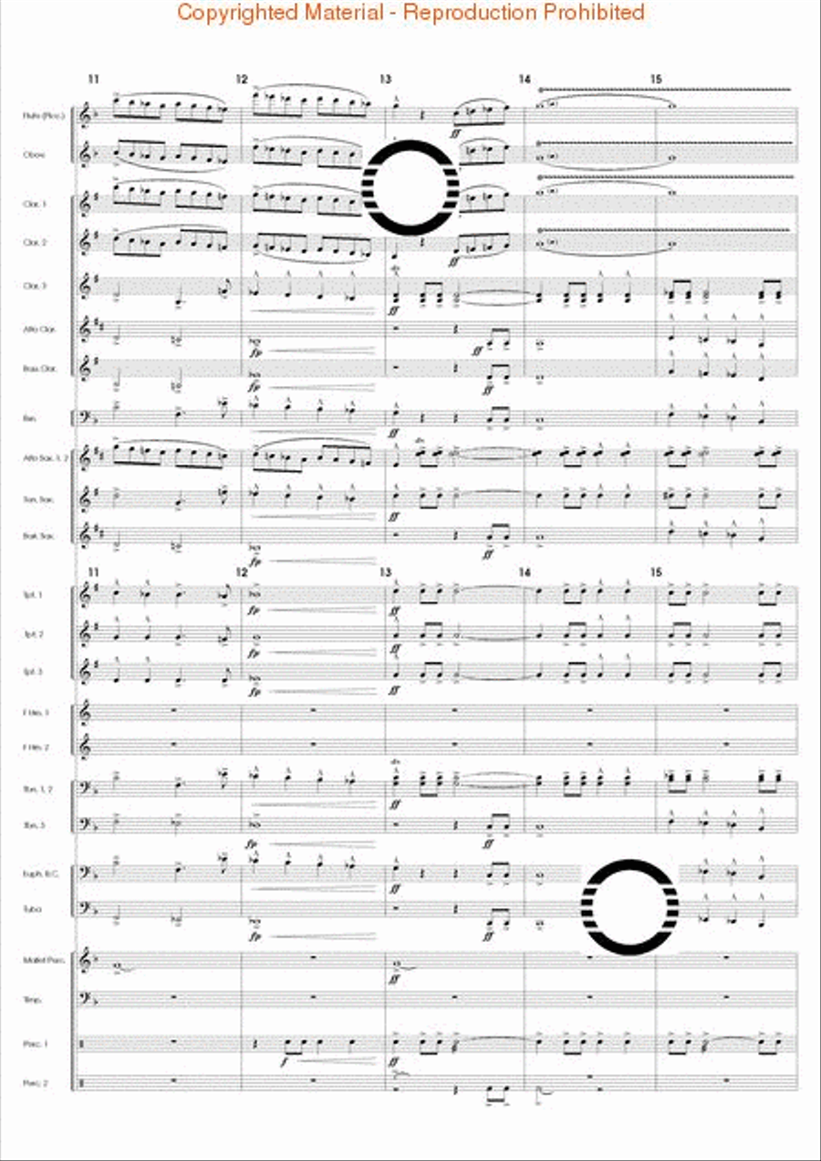Black Granite III Black Granite III Concert Band scores gallery preview page 4