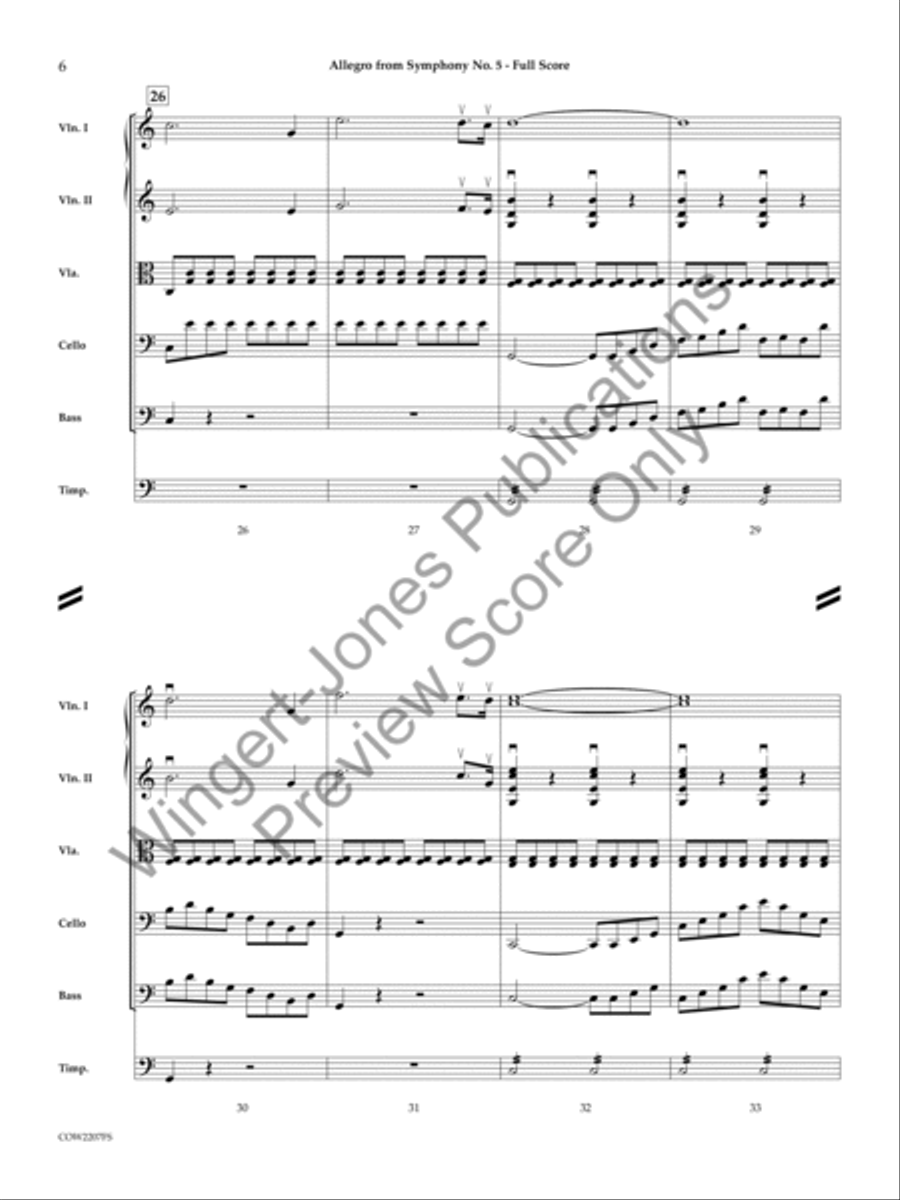 Allegro String Orchestra scores gallery preview page 5