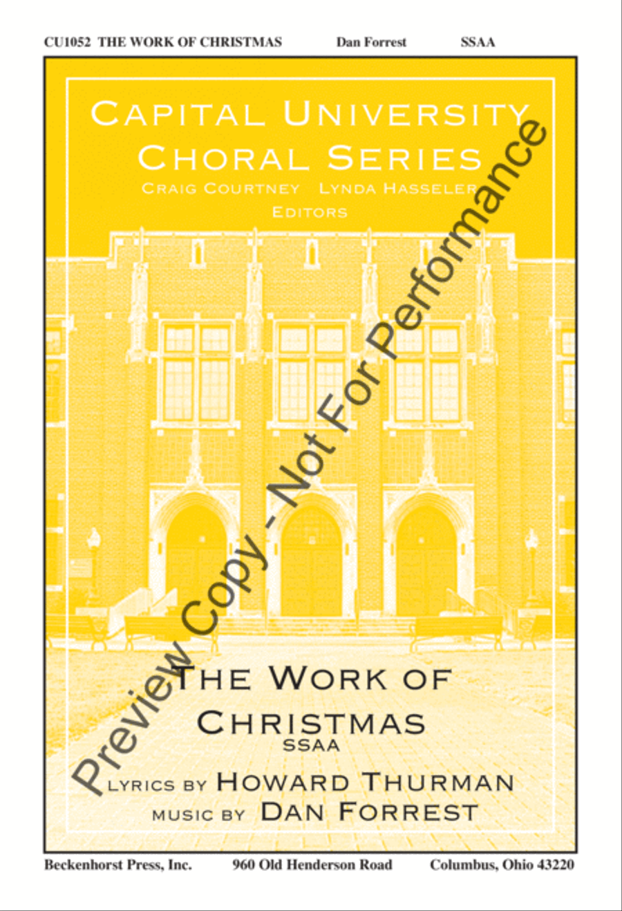 The Work of Christmas - SSAA SSAA scores gallery preview page 2