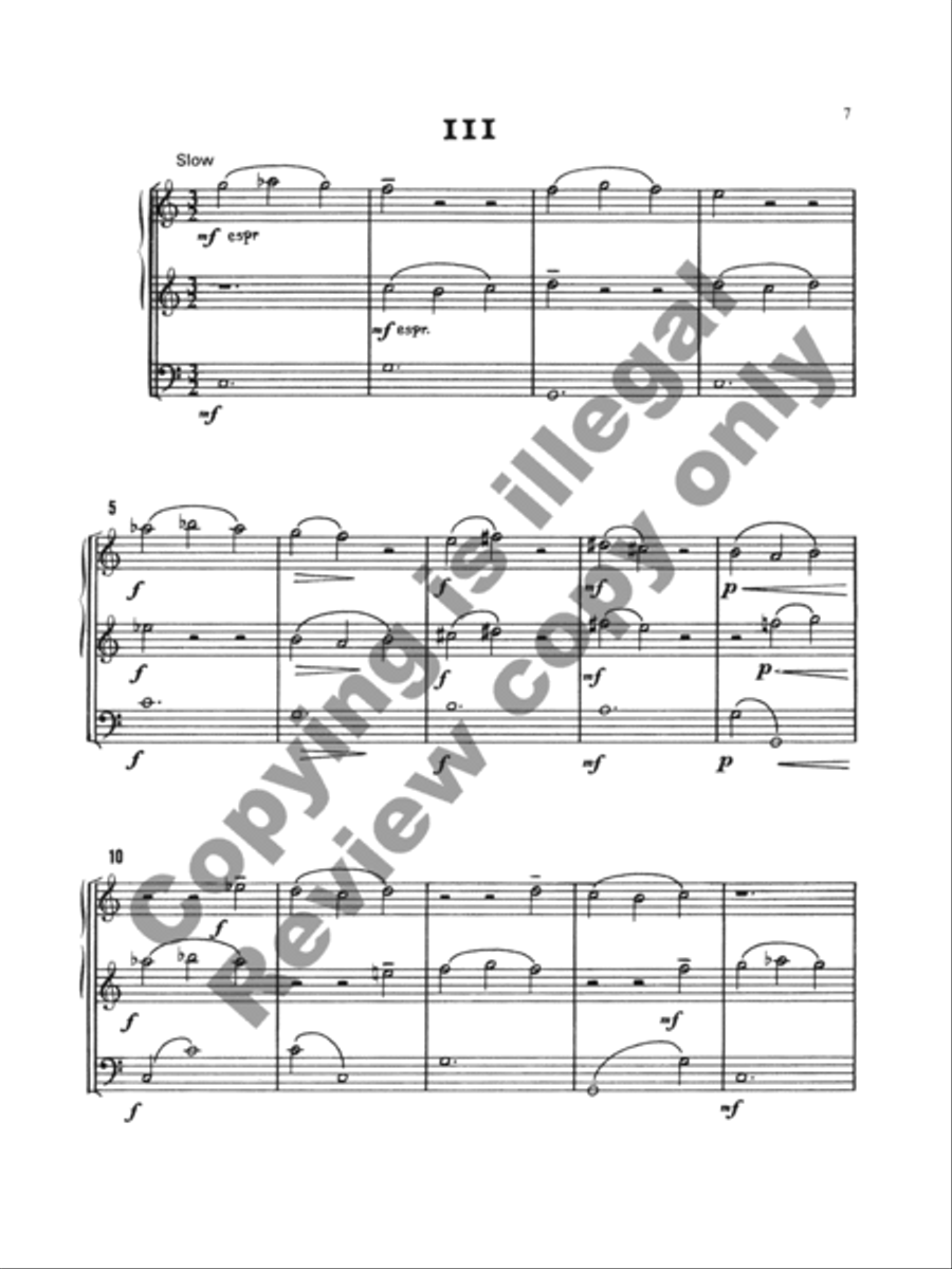 Suite for Diverse High and Low Instruments Bassoon scores gallery preview page 8