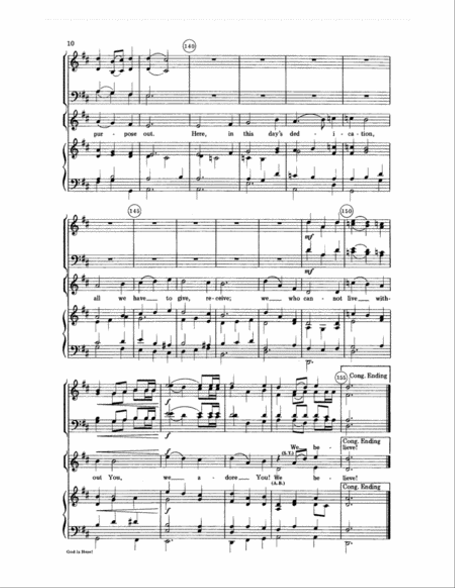 God Is Here! Choir scores gallery preview page 10