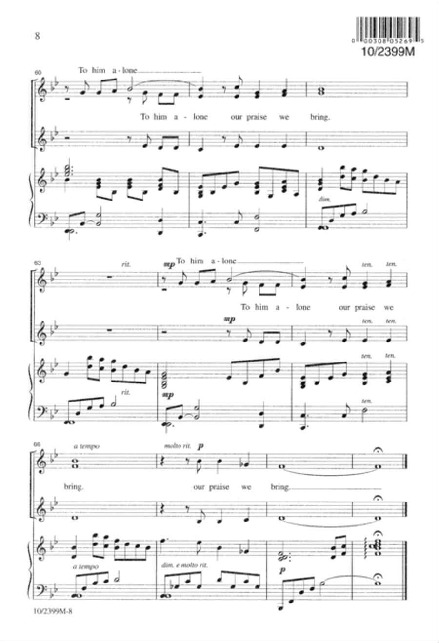 A Christmas Praise SSA scores gallery preview page 9