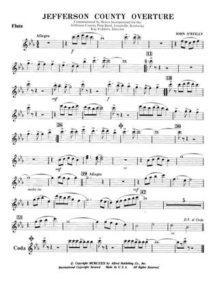 Jefferson County Overture: Flute