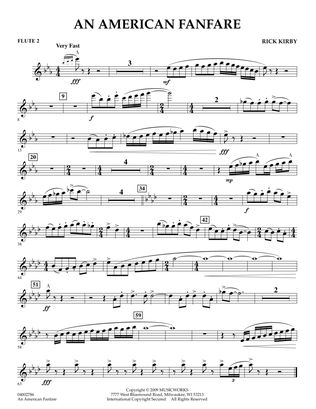An American Fanfare - Flute 2