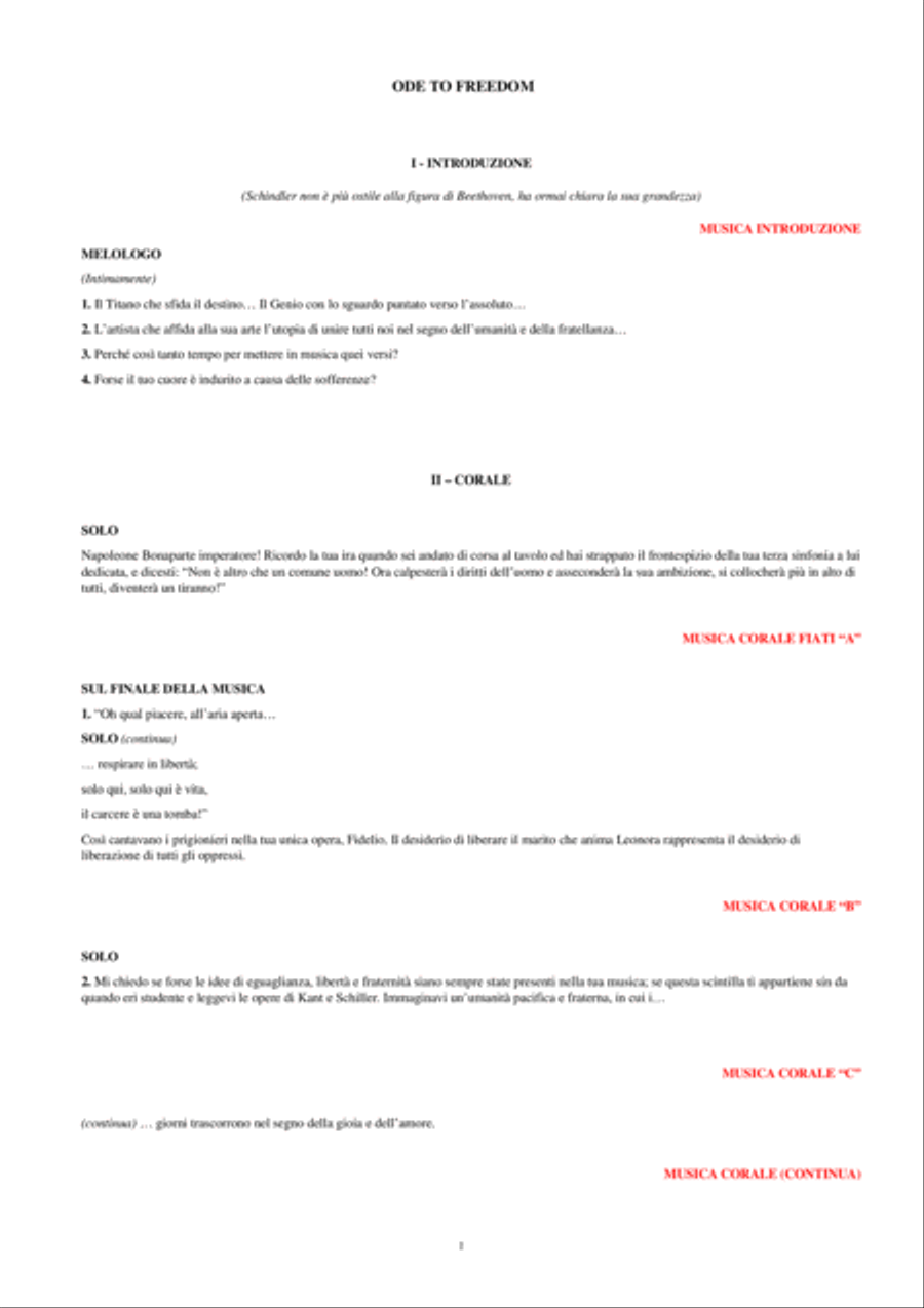 Salvatore Passantino: ODE TO FREEDOM (ES-21-056) - Score Only Large Ensemble scores gallery preview page 5