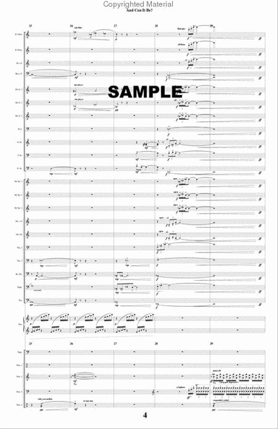 And Can It Be? Concert Band scores gallery preview page 5