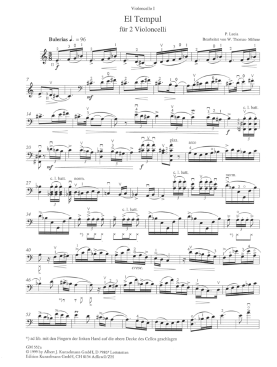 El Tempul (Flamenco) Set of Parts scores gallery preview page 2