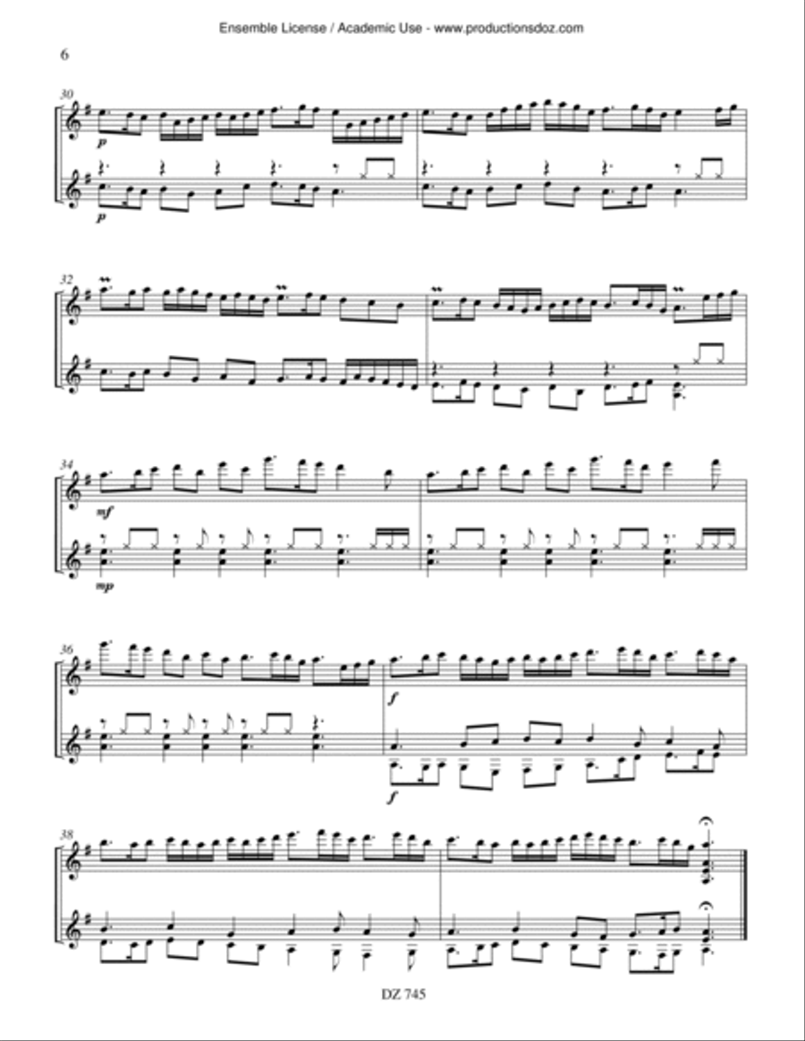 The Clock Struck 13 The Clock Struck 13 Classical Guitar scores gallery preview page 6