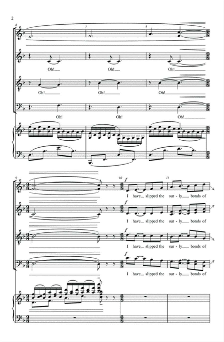 High Flight 4-Part scores gallery preview page 2