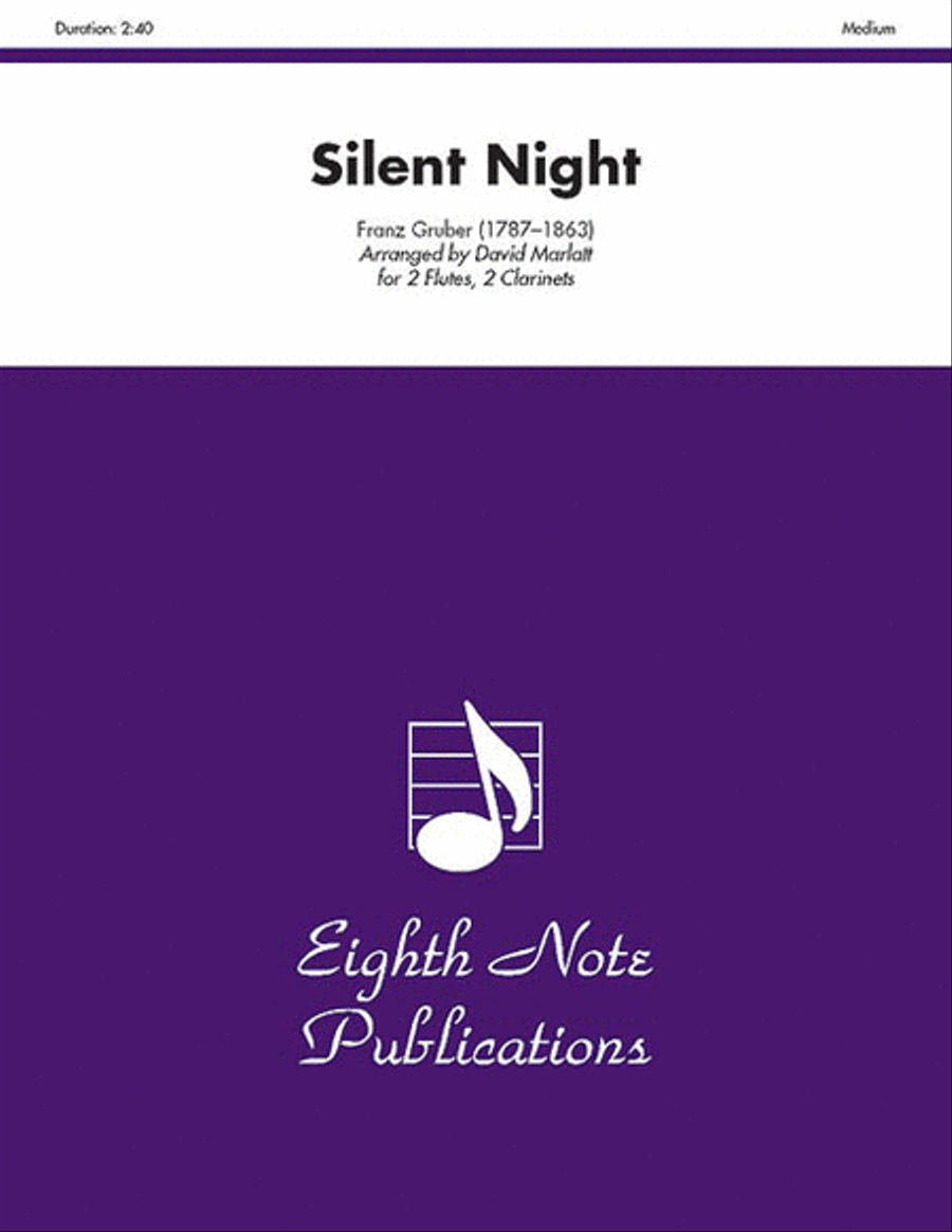 Silent Night Silent Night Woodwind Quartet scores gallery preview page 1