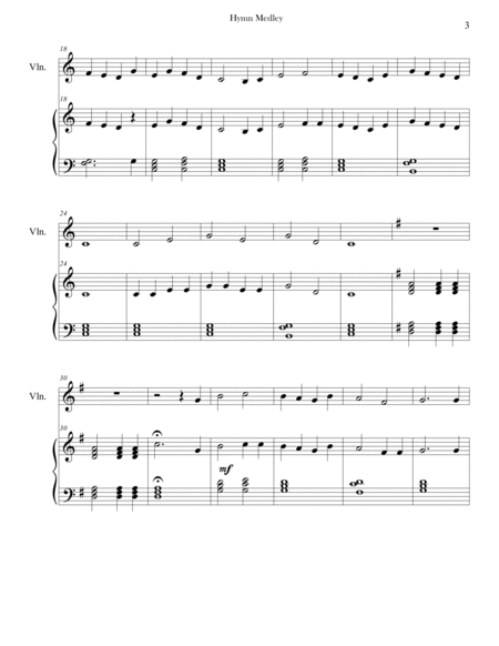 Hymn Medley (Piano & Violin) image number null