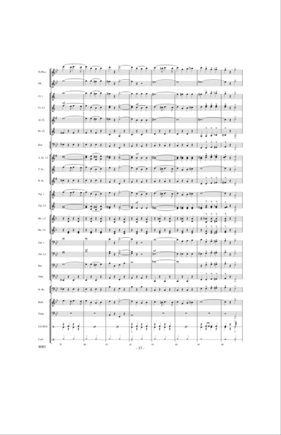Gallant Marines Gallant Marines Concert Band scores gallery preview page 12