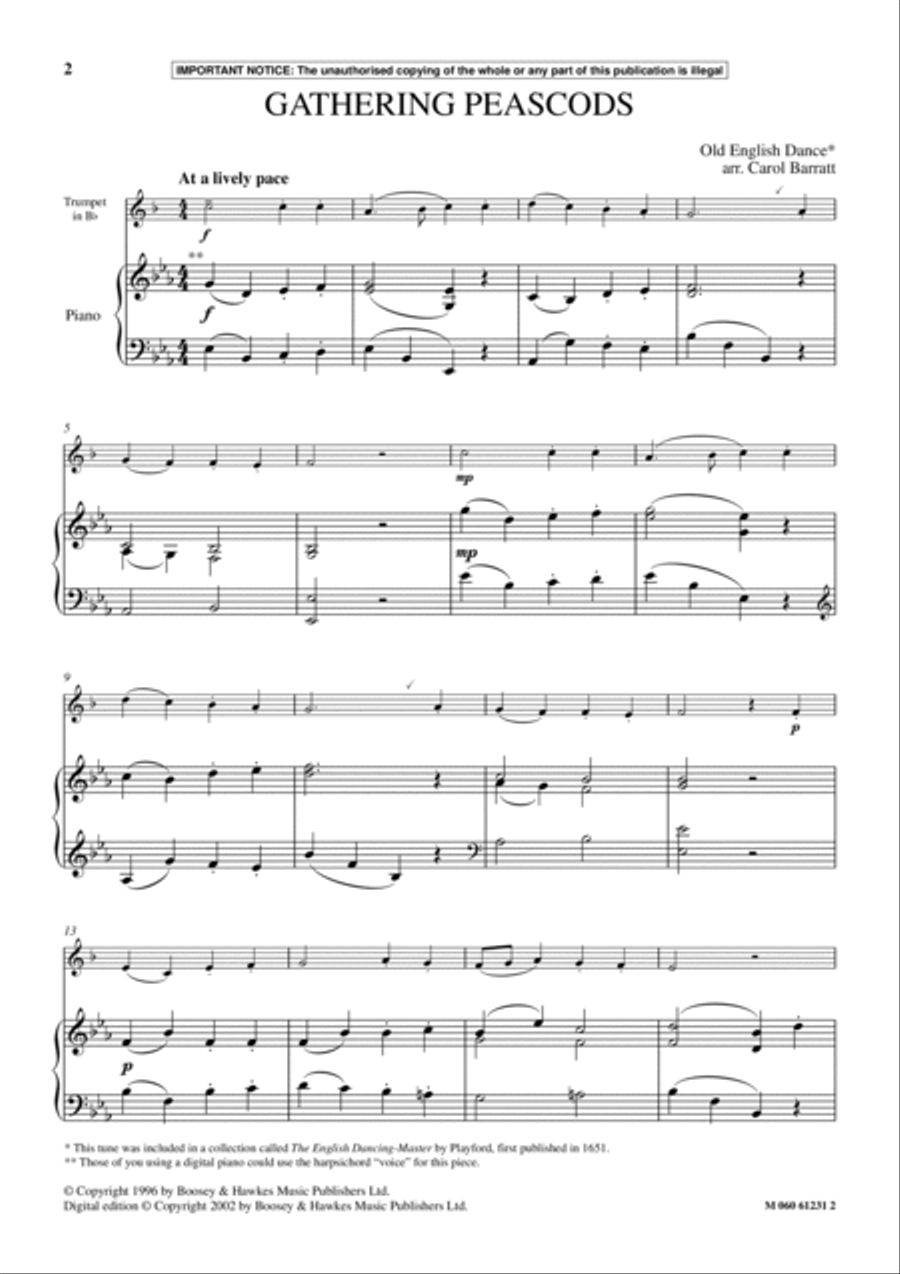 Gathering Peascods Gathering Peascods School and Community scores gallery preview page 2