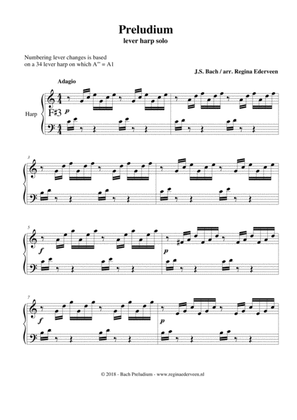 Preludium (Bach) - lever harp solo