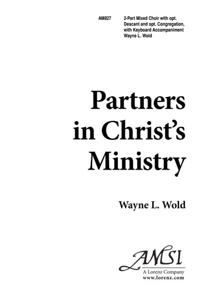 Partners in Christ's Ministry - Cong Score