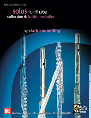 Book cover for Solos for Flute, Collection 6: British Melodies