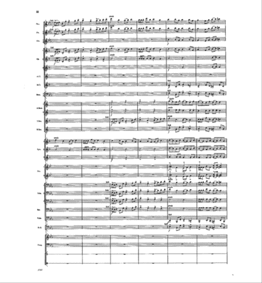 Seagate Concert Band scores gallery preview page 22