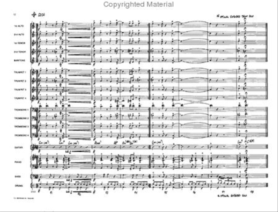 Nada Mas Jazz Ensemble scores gallery preview page 12