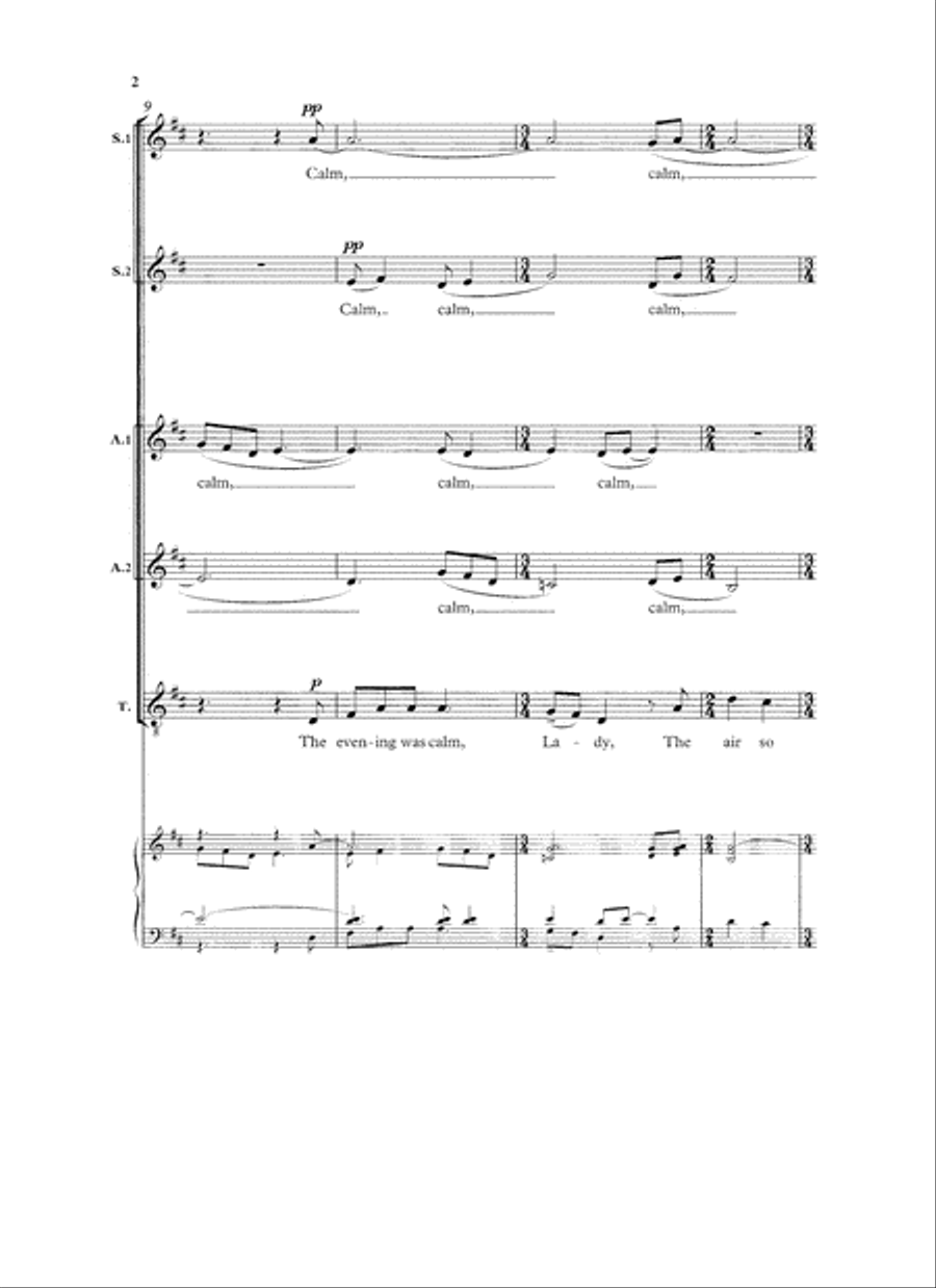 The Shepherd's Carol 4-Part scores gallery preview page 3