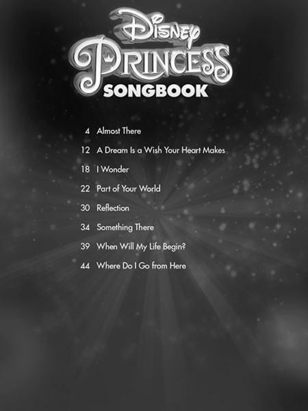 Disney Princess Songbook - Singer's Edition image number null
