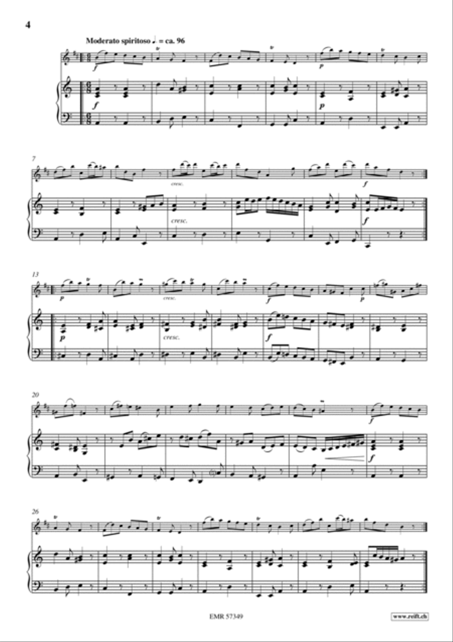 Sonata No. 1 Tenor Saxophone scores gallery preview page 5