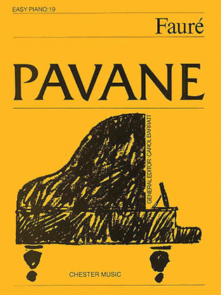 Book cover for Pavane (Easy Piano No.19)