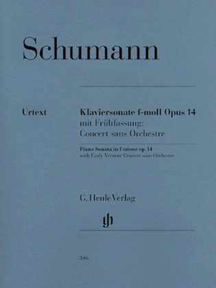 Book cover for Piano Sonata in F minor Op. 14