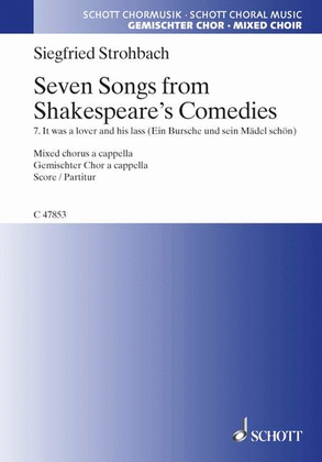 Songs 7 Shakespeare Comedies#7