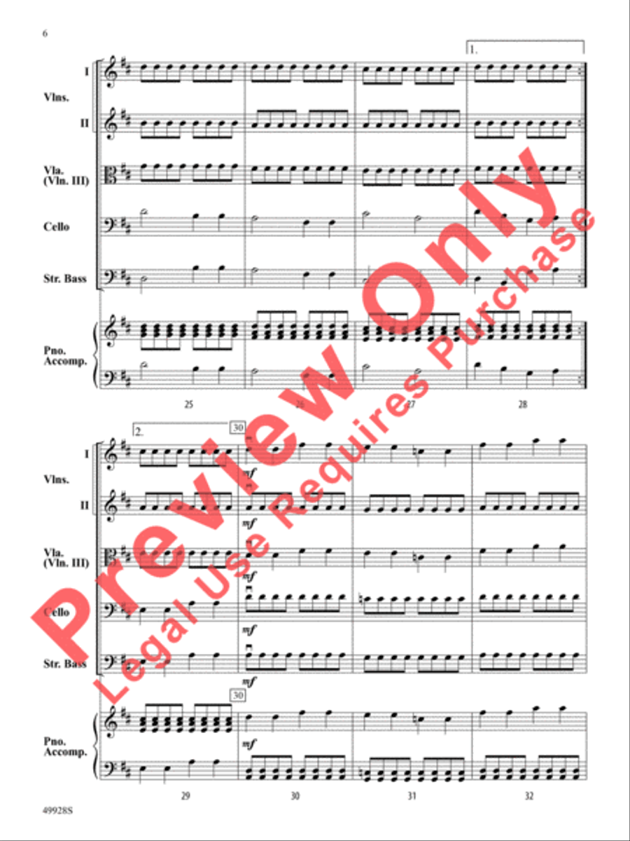 Speed Force String Orchestra scores gallery preview page 7