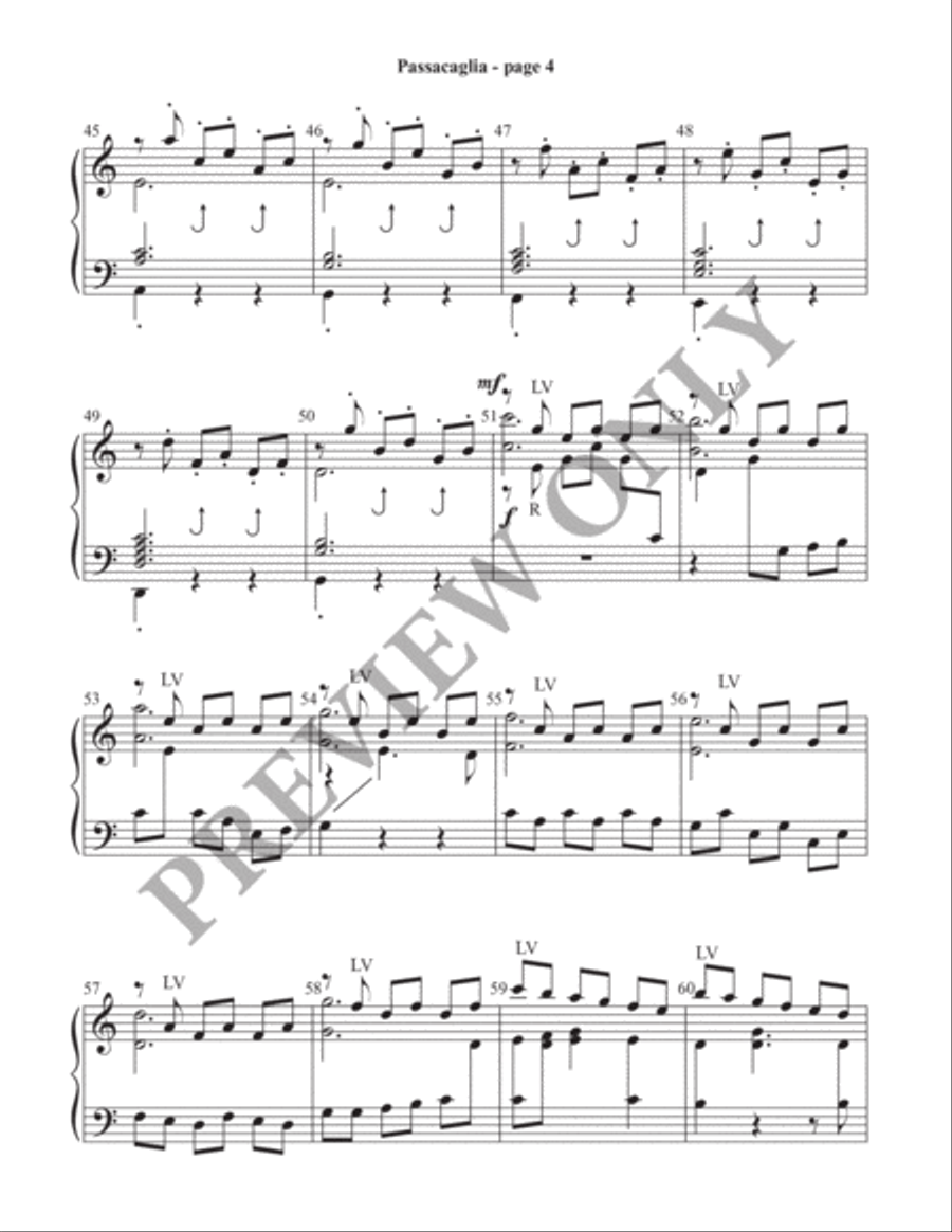 Passacaglia Handbell Choir scores gallery preview page 5