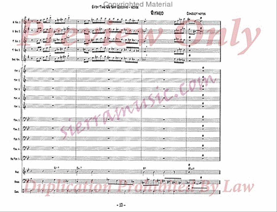 Every Time We Say Goodbye Jazz Ensemble scores gallery preview page 11