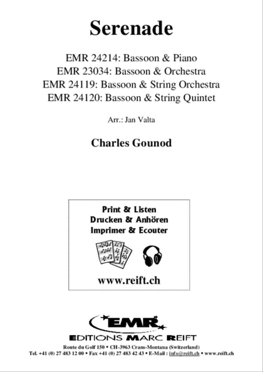 Serenade Bassoon Solo scores gallery preview page 2