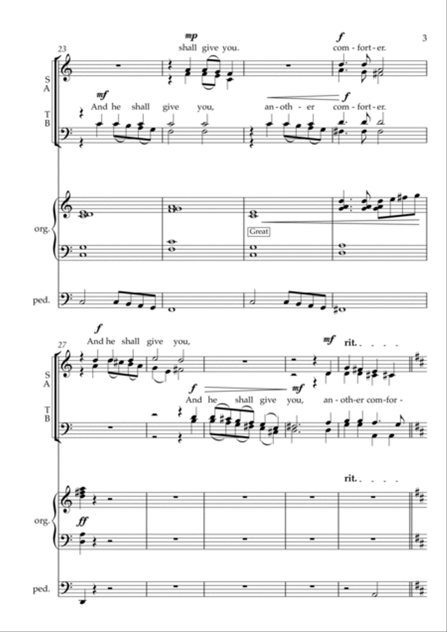 If ye love me 4-Part scores gallery preview page 3