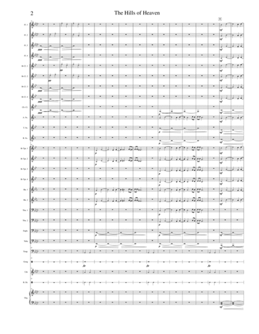 The Hills of Heaven (Score) image number null