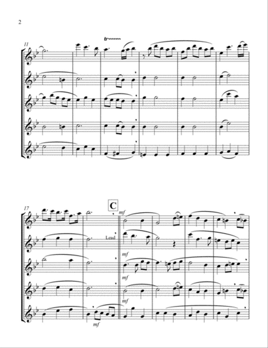 Bist Du Bei Mir (Violin Quintet) String Quintet scores gallery preview page 2