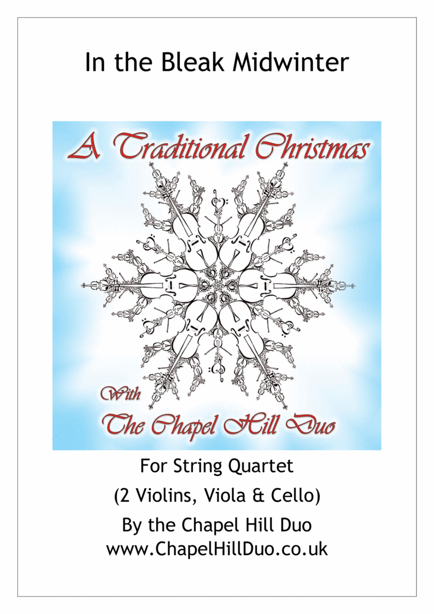 In the Bleak Midwinter for String Quartet - Full Length arrangement by the Chapel Hill Duo image number null