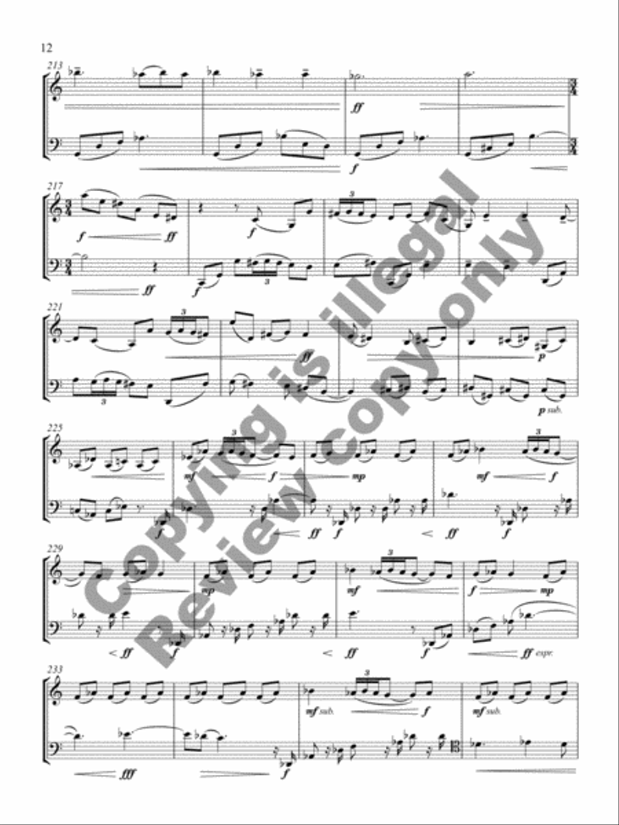 Prelude Variations Cello scores gallery preview page 8